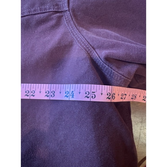 Carhartt Vintage Santa Fe Red Clay Men's Work Coat X-Large Tall Quilted Flannel - Picture 13 of 14